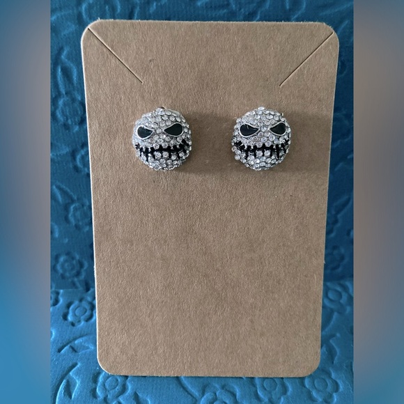 Nightmare Before Christmas Jack Skellington Inspired earrings - Picture 3 of 6